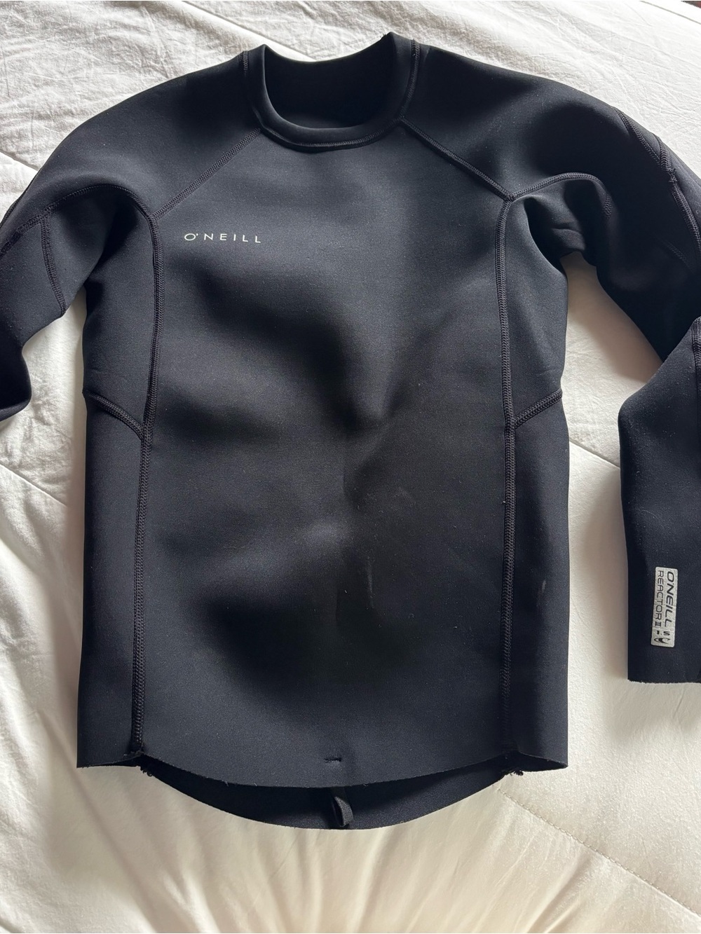 O'Neill Black Men's Neoprene Swim Rash Guard